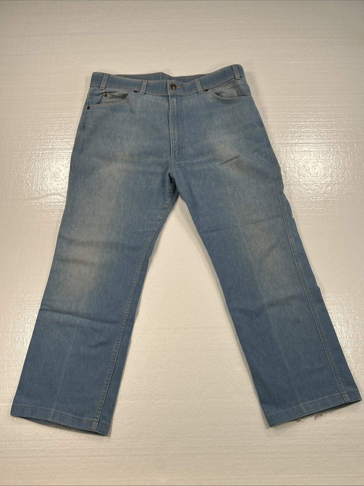 Levi's With A Skosh More Jeans Men 36 x 32 Denim Relaxed Fit Orange Tab Vintage