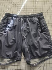 RVCA Men  s Yogger Stretch Athletic Linerless Shorts Grey Size Medium 34x7