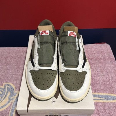 Travis Scott Jordan 1 low Medium olive size 12