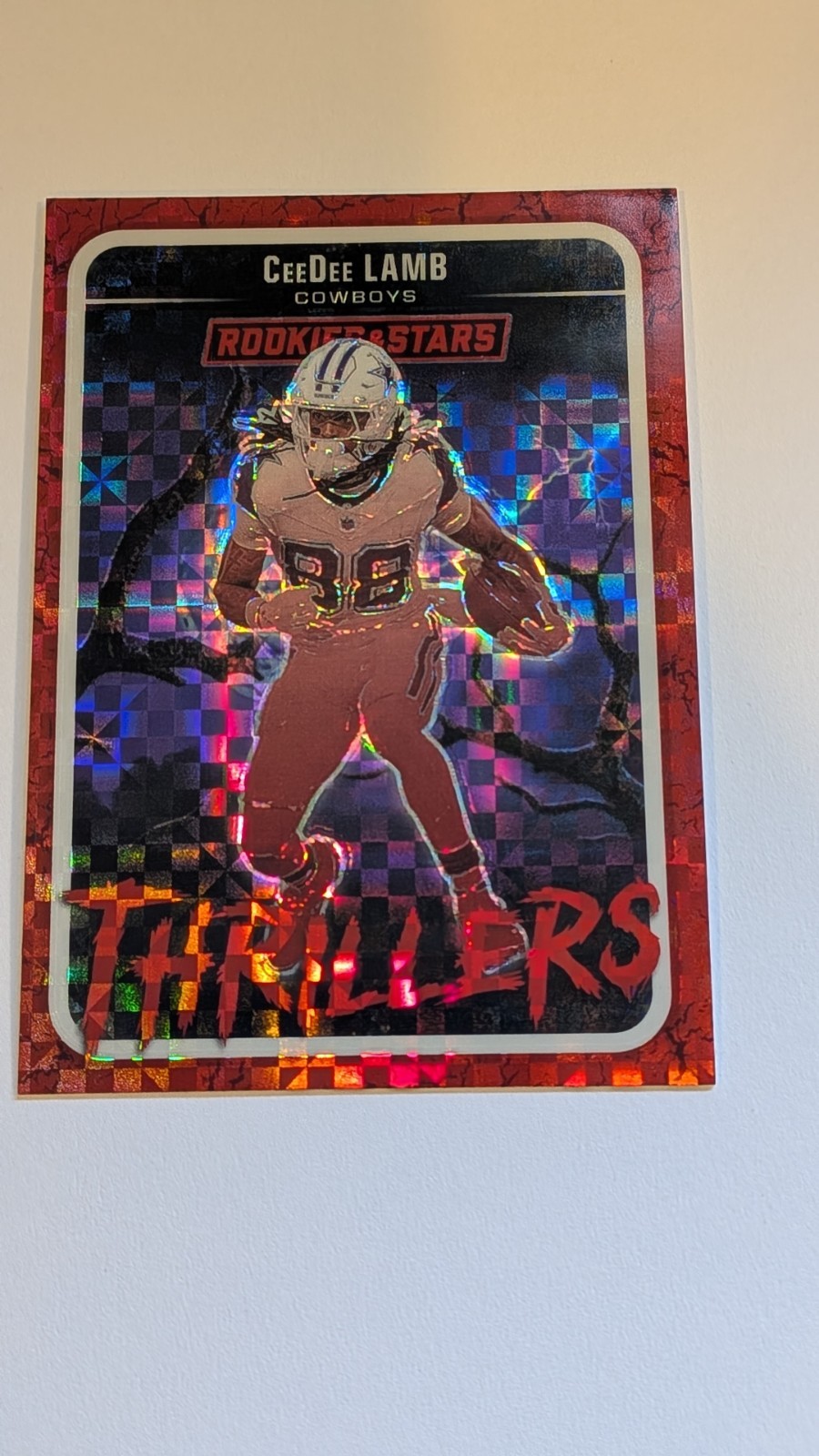 2025 Panini Rookies & Stars CeeDee Lamb Thrillers Red Plaid #2 Cowboys