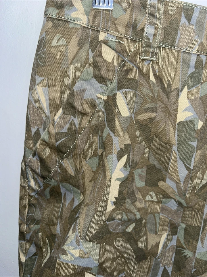 Pantalones Cortos Chinos Columbia Para Mujer Camuflaje Talla 6 Ajuste Regular Mezcla Algodón Bolsillo Foto 2 de 4