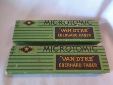 24 UNUSED UNSHARPENED DRAWING PENCILS 1940S-50S EBERHARD FABER - FREE SHIPPING