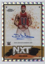 2025 Topps Chrome WWE NXT Geometric Refractor Duke Hudson #NXT-DHD Auto 3a1