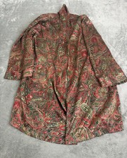 Vintage Y2K Victoria s Secret Women s Long Sleeve Paisley Print Robe One Size