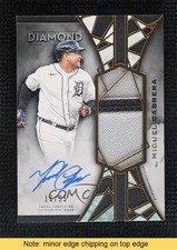 2022 Topps Diamond Icons 16/25 Miguel Cabrera #AJP-MC Jumbo Patch Auto READ 07o4