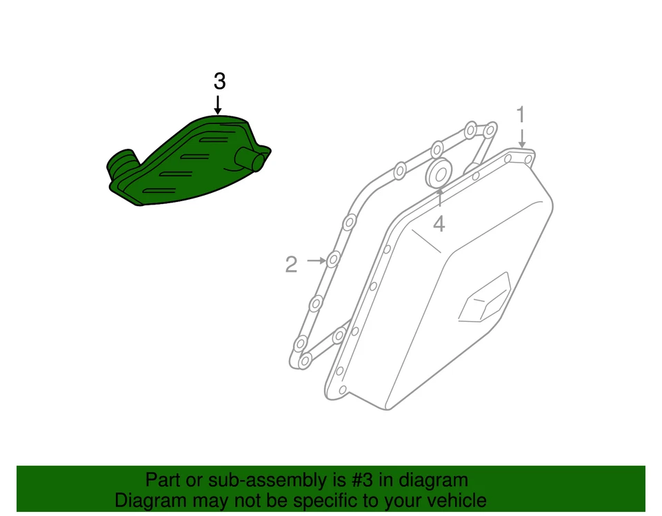 Оригинальный трансмиссионный масляный фильтр 8C3Z-7A098-D - Изображение 4 из 4