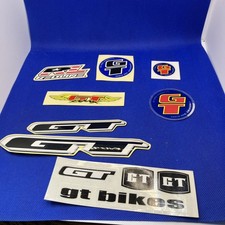Lot Of 8 GT BMX Biker Stickers Decals