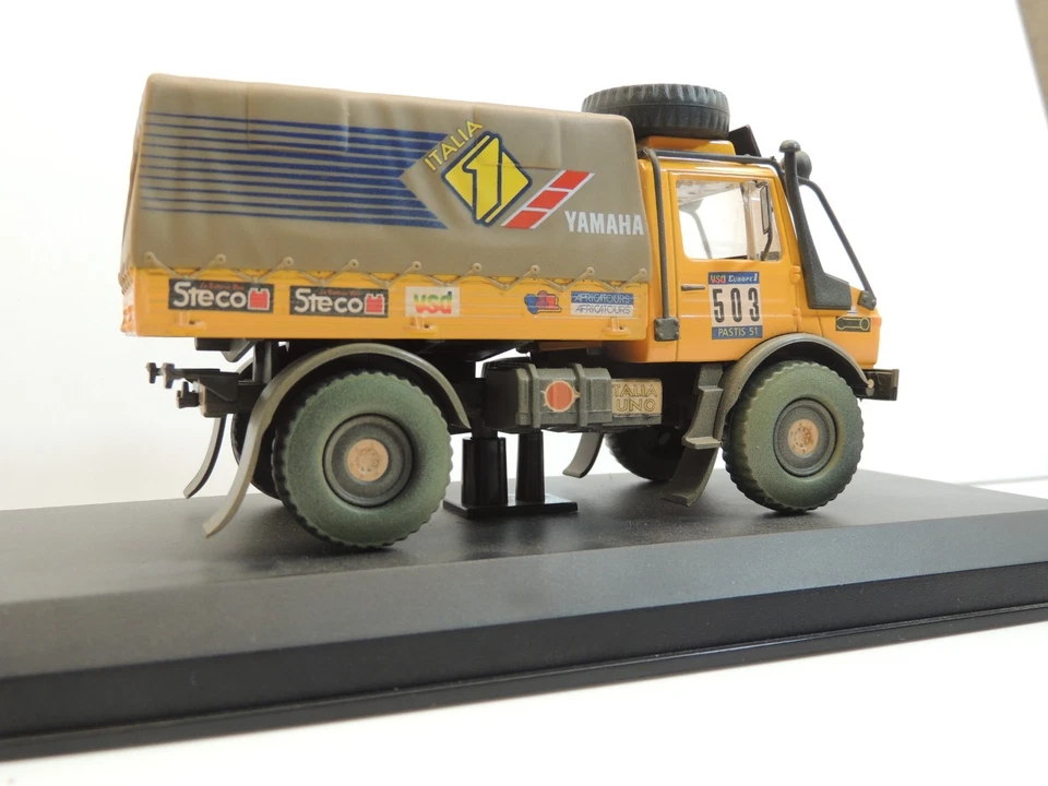 Die cast 1/43 Modellino Camion Truck Mercedes Unimog Paris-Dakar 1984 - Immagine 4 di 4