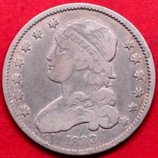 1833 CAPPED BUST QUARTER