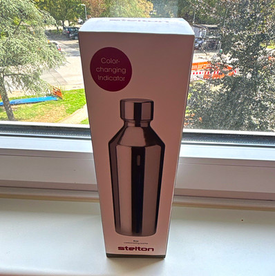 Stelton Brus Sprudelflasche 1,2l - Edelstahl