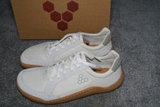 New Vivobarefoot Gobi II Sneaker Premium Leather Limestone Mens Sz EU 42/ US 9