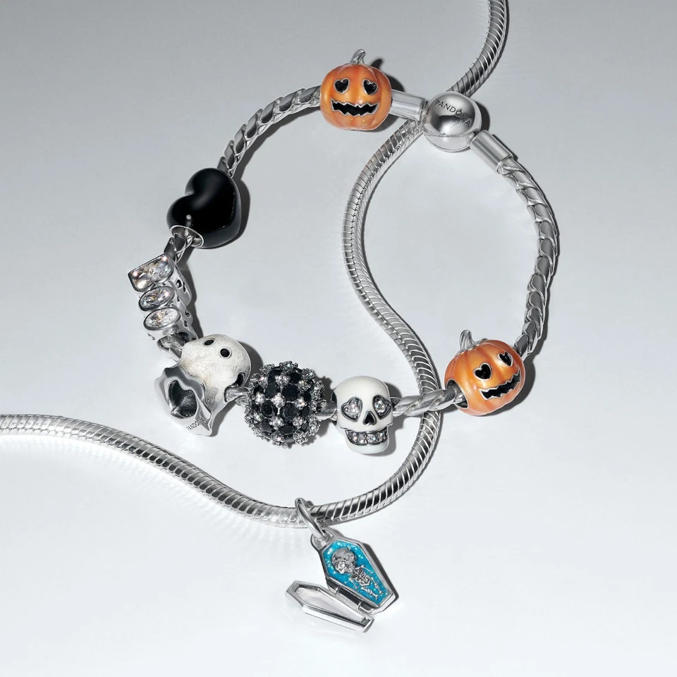 Pandora Charm BOO Glow In The Dark Zirkonia Sterling-Silber 794060C01 - Bild 4 von 4