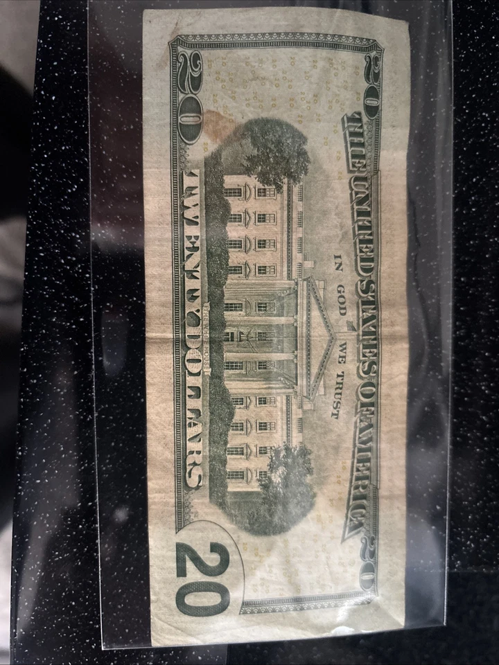 $20 UNIQUE SERIAL NUMBER BIRTHDAY DATE DOLLAR BILL ANNIVERSARY 1966 Series 2017A - Image 4 of 4