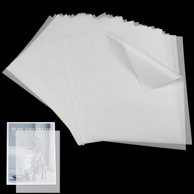 100 Stück Transparentpapier 17g/m², Suofuolef A4 210X 297mm Pauspapier für Sk