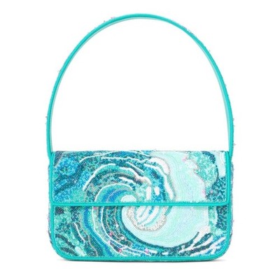 STAUD BEADED TOMMY BAG VIRAL TIDAL WAVE NWT Limited Collection