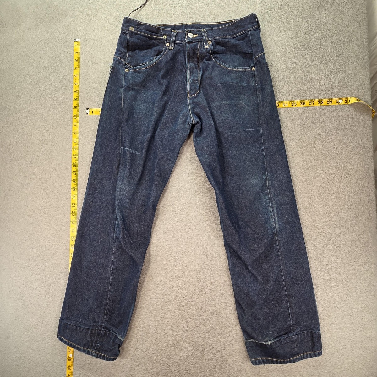 VTG Levis Engineered Jeans Mens Blue Dark Wash Relaxed Twisted