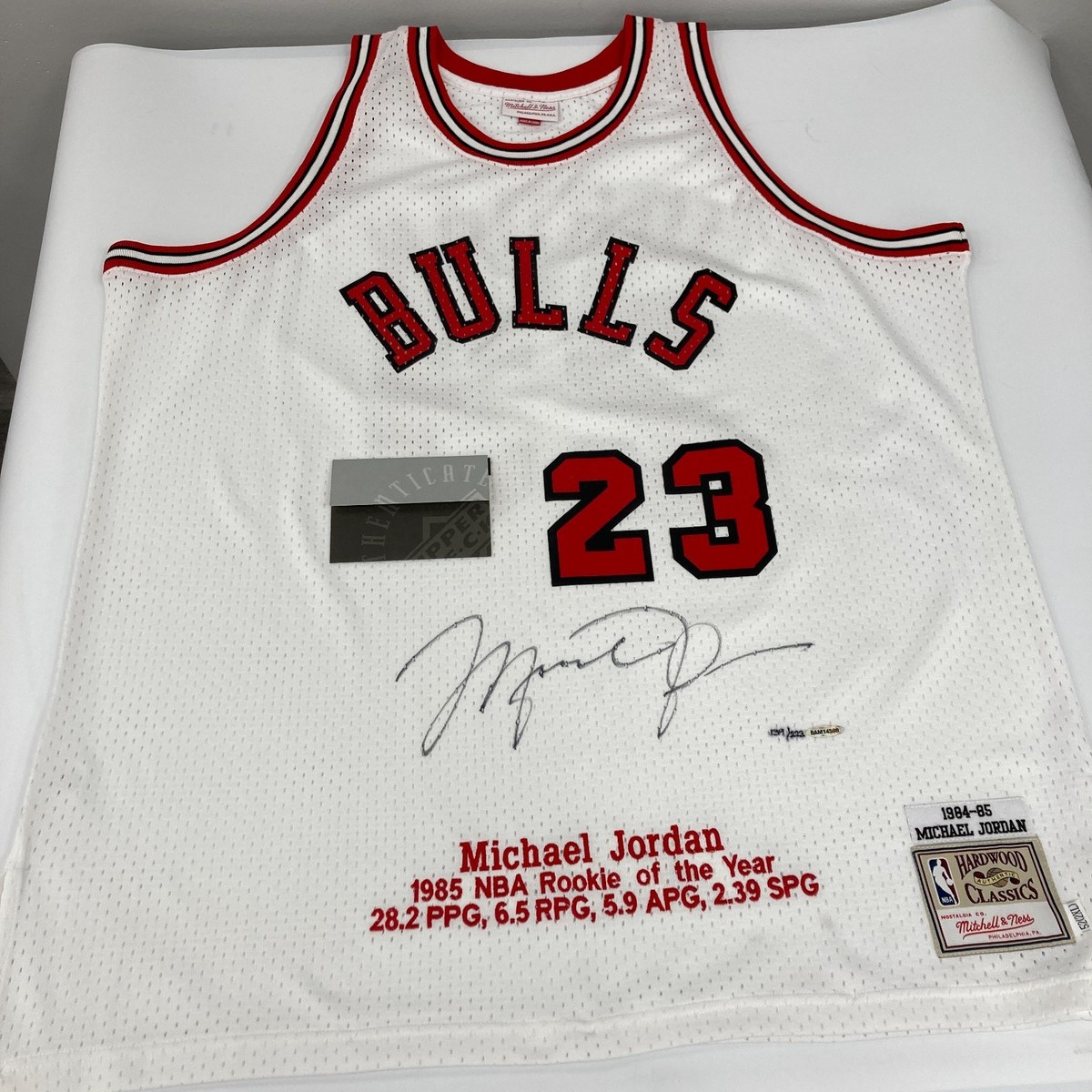 Michael Jordan Signed 1984-85 Rookie Chicago Bulls Jersey UDA