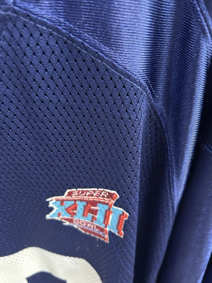 Camiseta Eli Manning New York Giants REEBOK NFL Super Bowl XLII Talla 2XL Foto 3 de 4