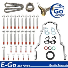 Timing Chain Kit Gasket Cylinder Head Bolt For Chevrolet Avalanche Camaro 6.0L