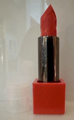 BURBERRY KISSES HYDRATING LIPSTICK #411 Coral Orange Tester With Cap