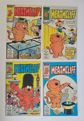 HEATHCLIFF #1 - 4 [Direct]- Apr.-Oct. 1985 - Marvel / Star - GEORGE (Geo) GATELY