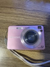 Sony Cyber-shot DSC-W120 7.2MP Pink Compact Camera 4x Zoom 2.5" USB