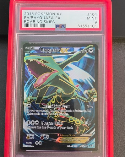 Rayquaza-EX graded PSA 9 for sale on eBay