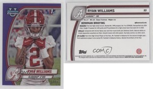2024 Bowman U Chrome Purple Refractor /399 Ryan Williams #53