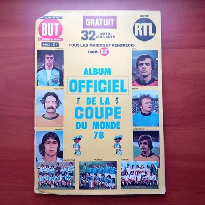 Album BUT RTL non Panini.  Argentina Coupe du monde 78 Complet -1. Etat moyen - Photo 1/4