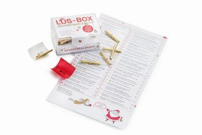 Adventskalender 'Los-Box' | 24 Gutschein-Lose für kleine Adventsüberraschunge...