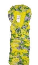 ZARA Tulle Ruched Bodycon Dress NWT Size S