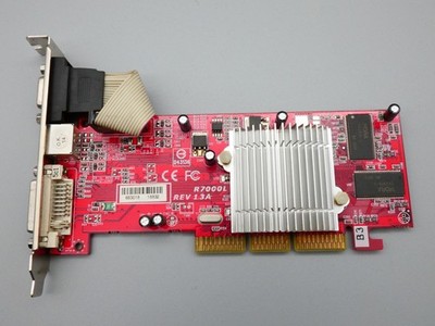 GeCube ATI Radeon 7000 64MB DDR AGP PC Graphics Card