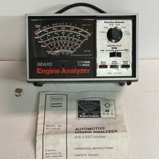 Vintage Sears Engine Analyzer Model 28 21423 With Box