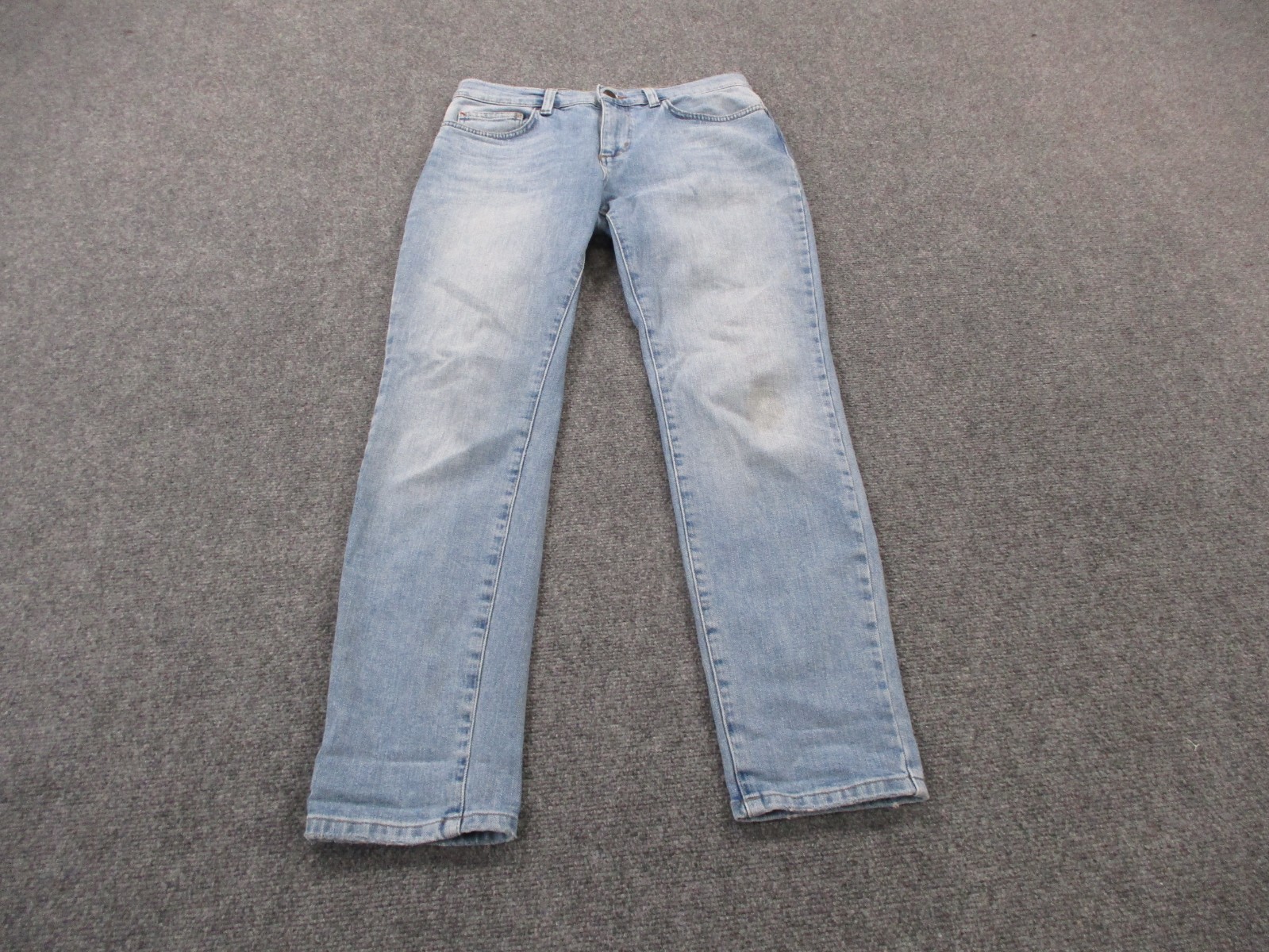 Marine Layer Jeans Mens 32 X 30 Blue Denim Original Slim Stretch Casual Faded