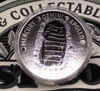 2019 "P" Proof *APOLLO 11* 50th Anniversary 5oz .999 Silver Dollar w/ Capsule