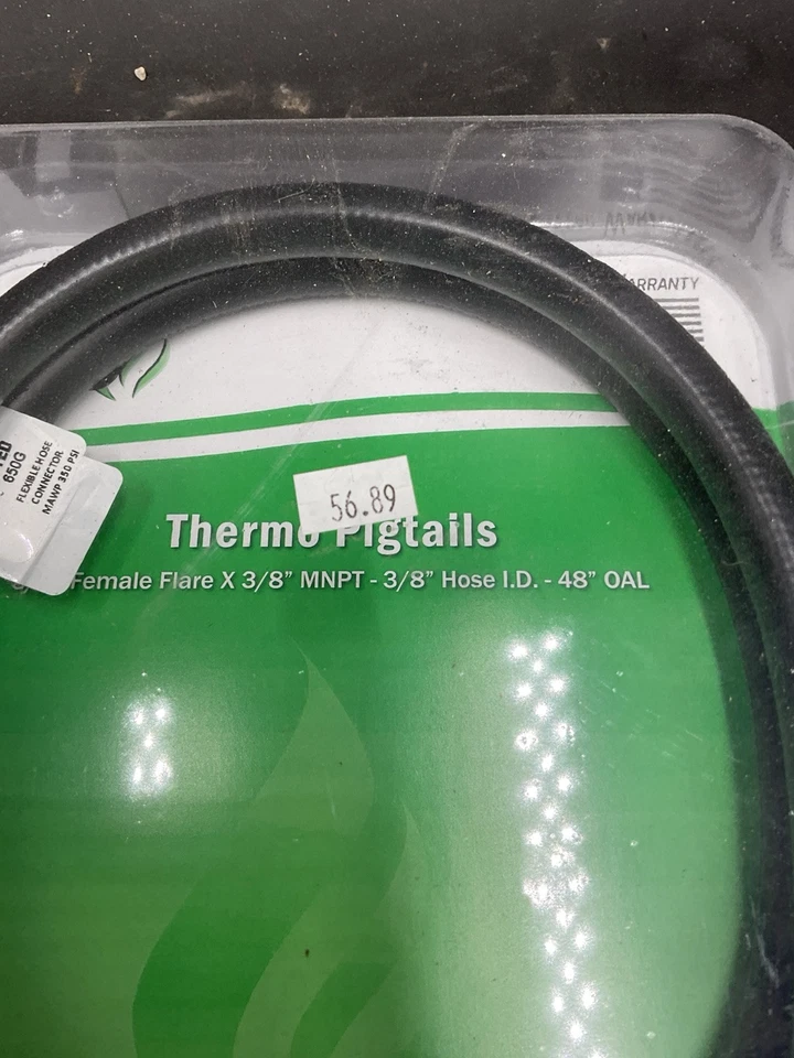 Marshall Excelsior MER610-48P Propane Hose 3/8”ID HP Hose w/Thermal Protection - Image 2 of 4