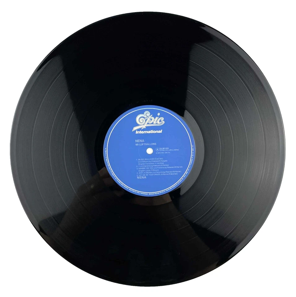 Nena 99 Luftballons (Luft Balloons) vinyl record LP Japan Import 80s Pop NM M- - Image 2 of 4