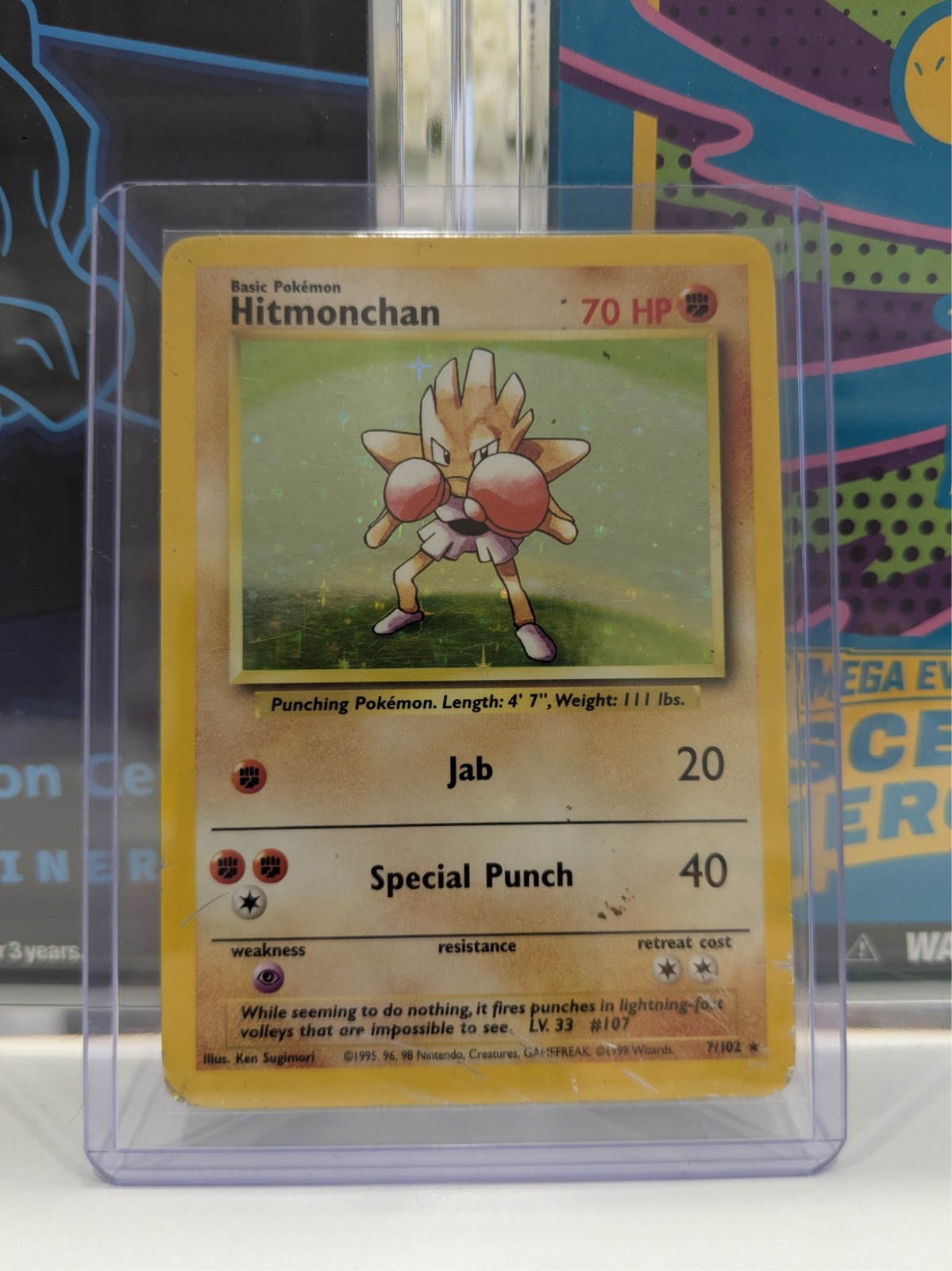 Hitmonchan 007/102 Base Set Holo