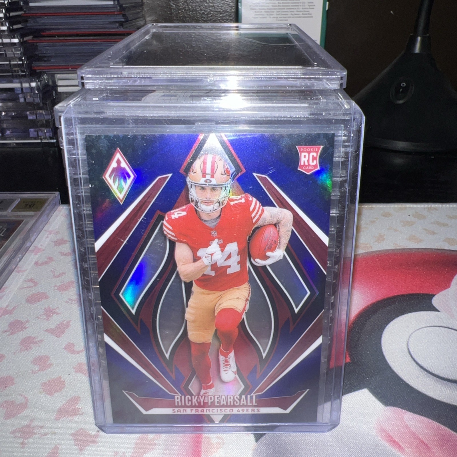 2024 Panini Phoenix Rookies Ricky Pearsall #234 Blue Fade /249 (RC)