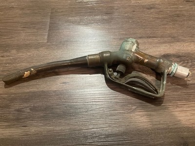 Powell Vintage Brass Two-Speed Gas Pump Nozzle No. 1696 Made In USA Untested