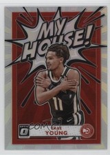 2020-21 Panini Donruss Optic My House! Holo Prizm Trae Young #17 1pf0