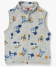 Disney Mickey And Friends Fleece Vest XL 10 Mickey, Donald, Pluto Mouse Duck