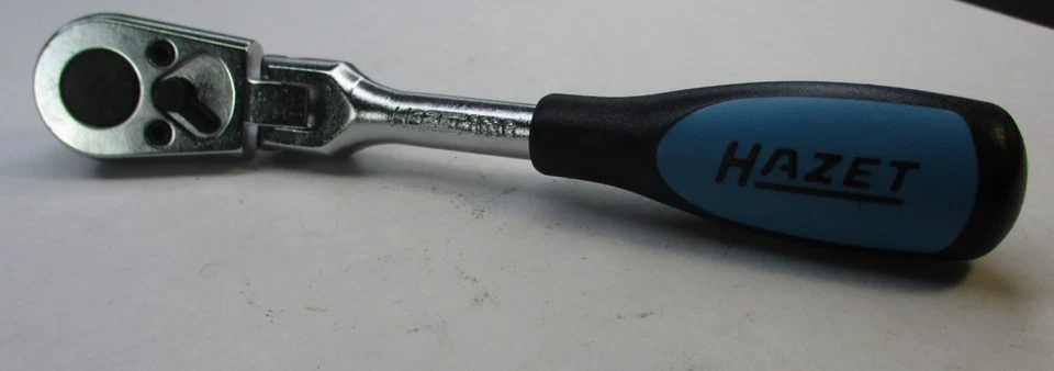Hazet 863G 1/4" Dr 5-1/4" Long Flex Head Comfort Grip  Ratchet Germany New - Image 2 of 3