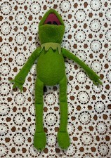 Vintage 70s Jim Henson The Muppets Kermit The Frog Doll Toy Fisher Price As Is