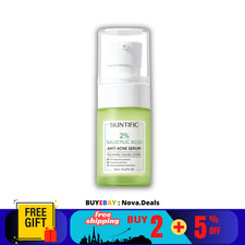 1 X SKINTIFIC 2 Salicylic Acid Anti Acne Serum Pimples Black Spot 20ml