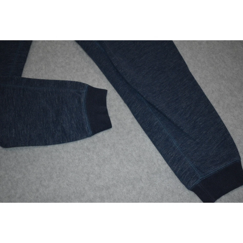 Pantalones de chándal para gimnasio J Crew para hombre talla MT mediana alta con bolsillos azul cónico Foto 4 de 4