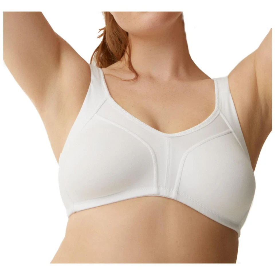 Naturana Damen BH Minimizer Sidesmoother breite Träger Bio-Baumwolle Komfort