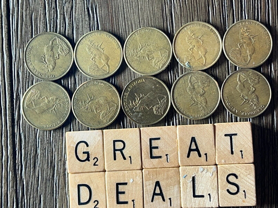 Cabela's Souvenir Coin Token Glendale, AZ Lot Of 10 24mm Fast Shipping