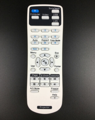 Projector Remote Control For Epson PowerLite 580 585W 520 525W 530 535W 570 575W