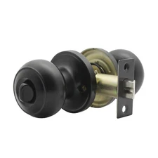 Probrico 6Pack Round Privacy Door Knob Entry Keyed Door Lock Front Door Handle